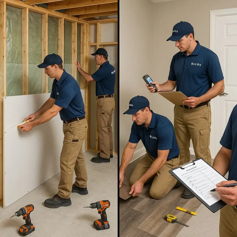 Repairs and Reconstruction process in Bayfield County, WI